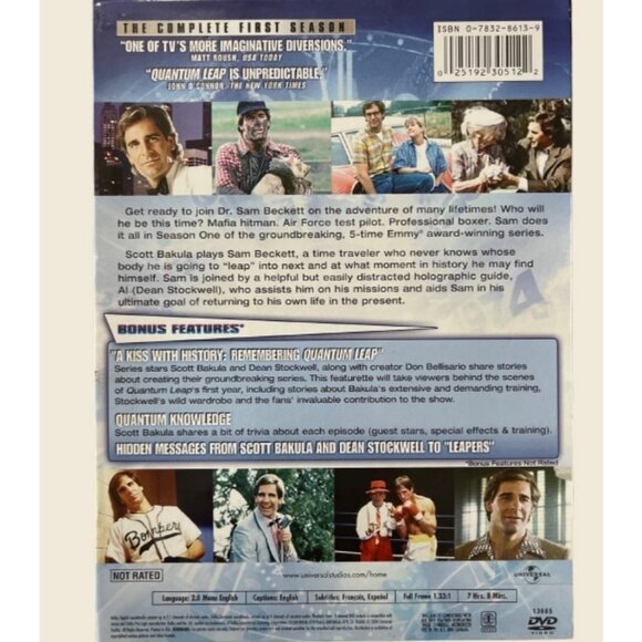 Quantum Leap The Complete First Season 3-Disc DVD Set - Picture 2 of 4